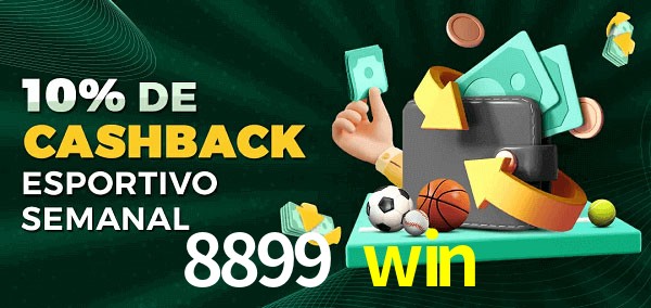 10% de bônus de cashback na 8899 win